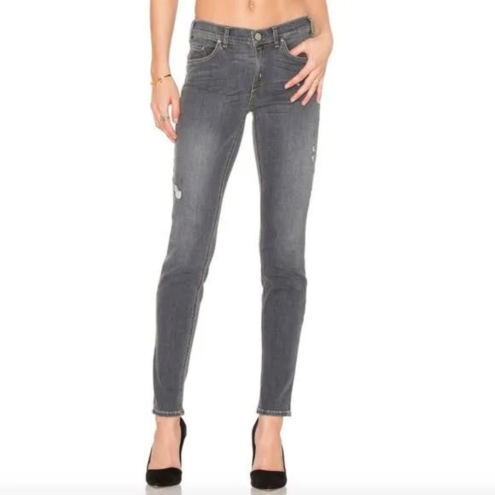 McGuire Newton Skinny gray mildly distressed denim jeans size 26
